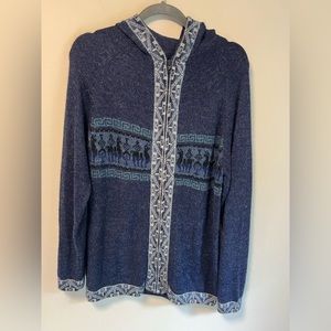 Baby Alpaca Zip Up Sweater